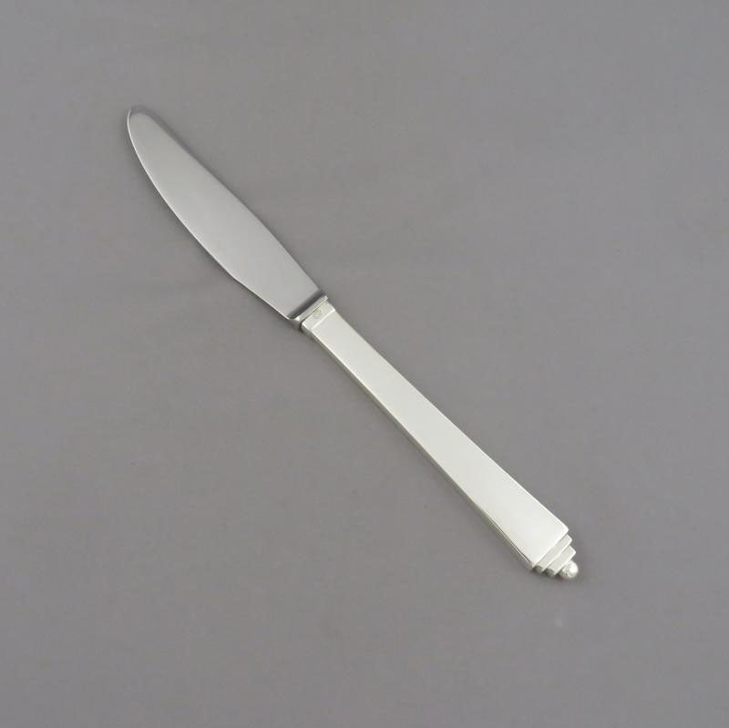Georg Jensen Pyramid Long Handle Dinner Knife - JH Tee Antiques
