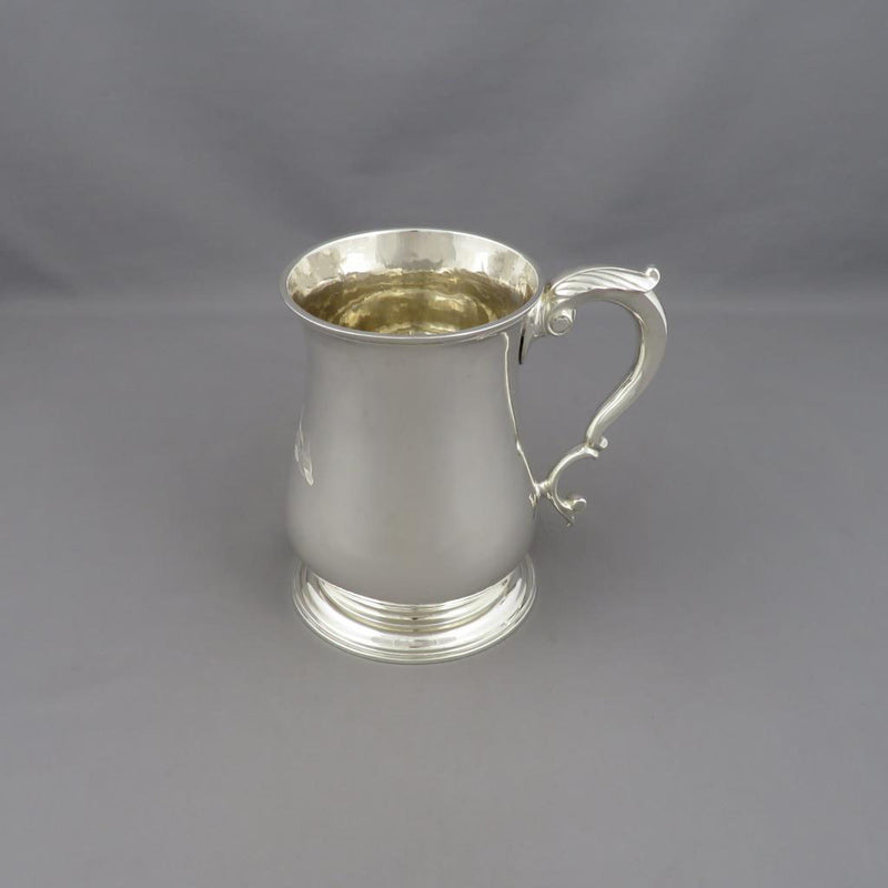 George II Silver Pint Mug - JH Tee Antiques