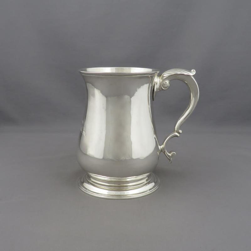 George II Silver Pint Mug - JH Tee Antiques