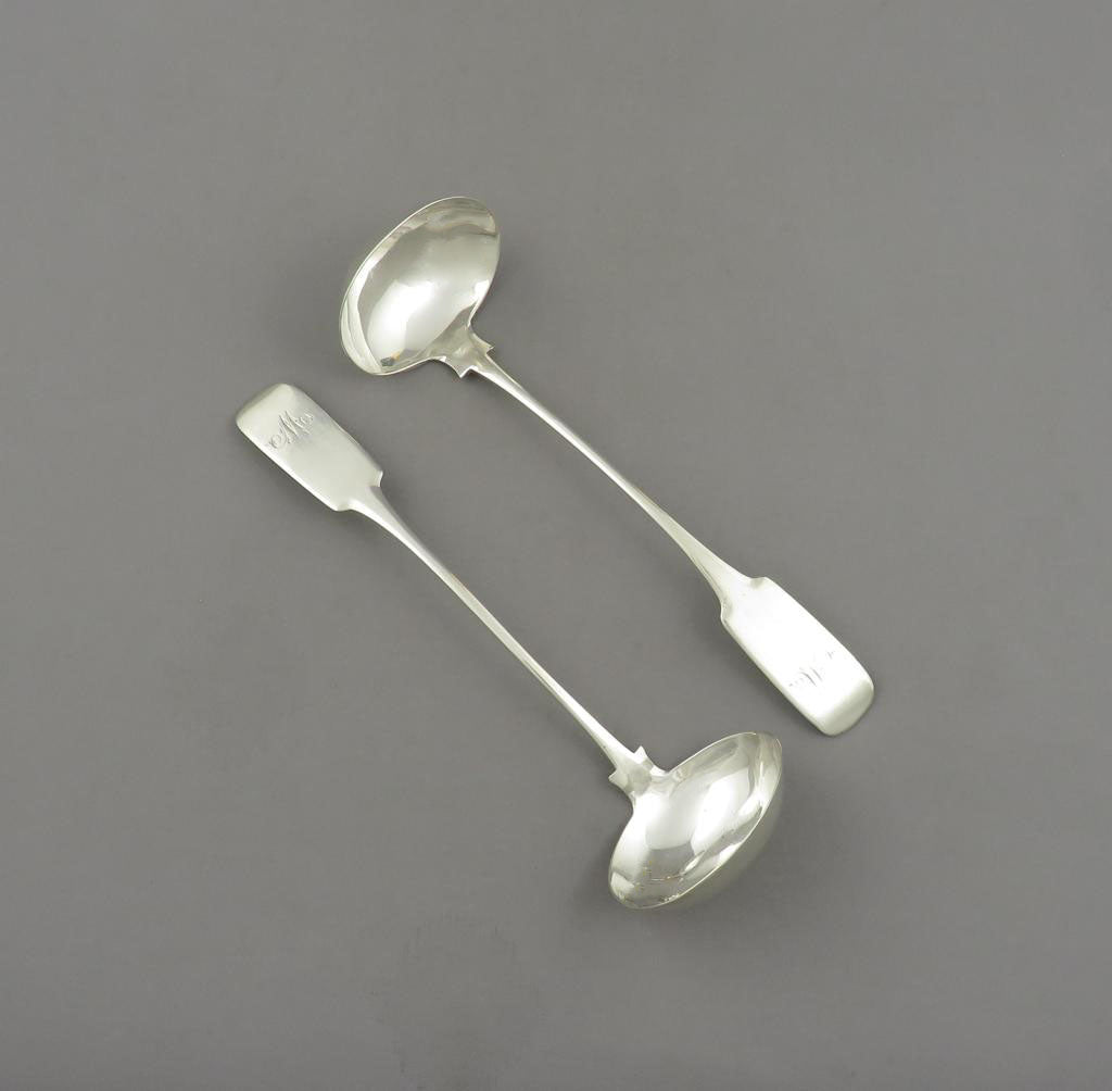 Scottish Provincial Silver Toddy Ladles Aberdeen - JH Tee Antiques