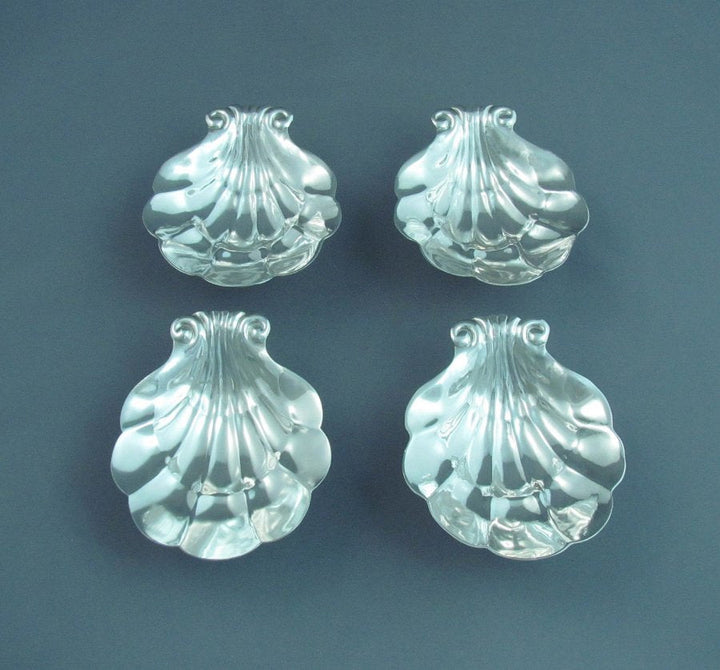Poul Petersen Sterling Shell Shaped Dishes - JH Tee Antiques