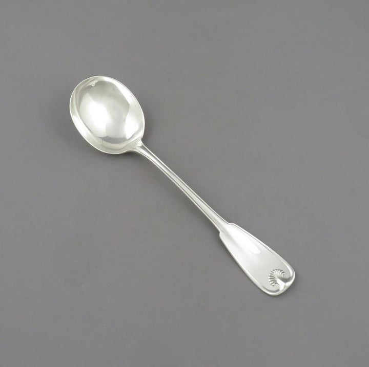 Tiffany Palm Silver Gumbo Spoon - JH Tee Antiques