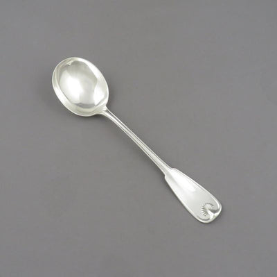 Tiffany Palm Silver Gumbo Spoon - JH Tee Antiques