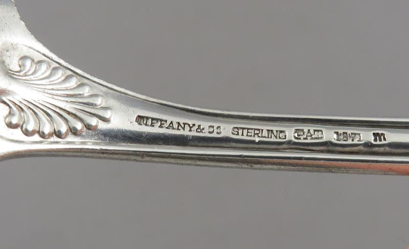 Tiffany Palm Silver Gumbo Spoon - JH Tee Antiques