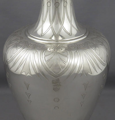 Victorian Sterling Silver Wine Ewer or Hot Water Pot