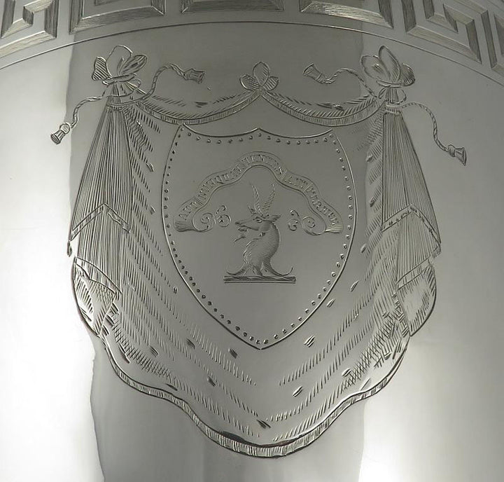George III Sterling Silver Tea Urn - JH Tee Antiques