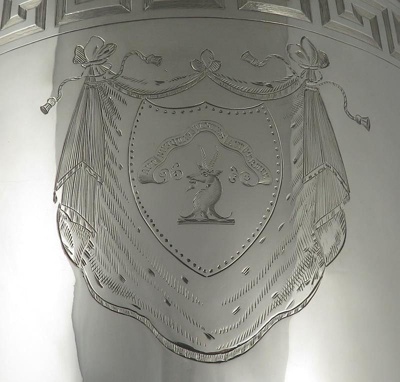 George III Sterling Silver Tea Urn - JH Tee Antiques