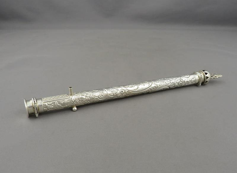 Edwardian Combination Sealing Wax Holder Vesta Case - JH Tee Antiques