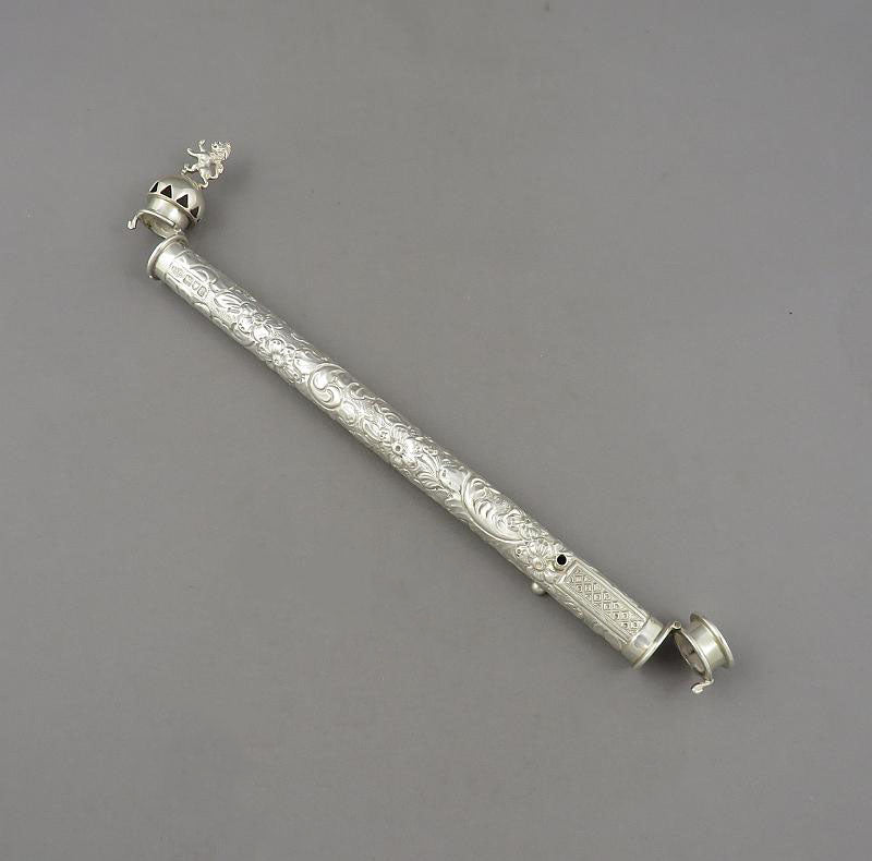 Edwardian Combination Sealing Wax Holder Vesta Case - JH Tee Antiques