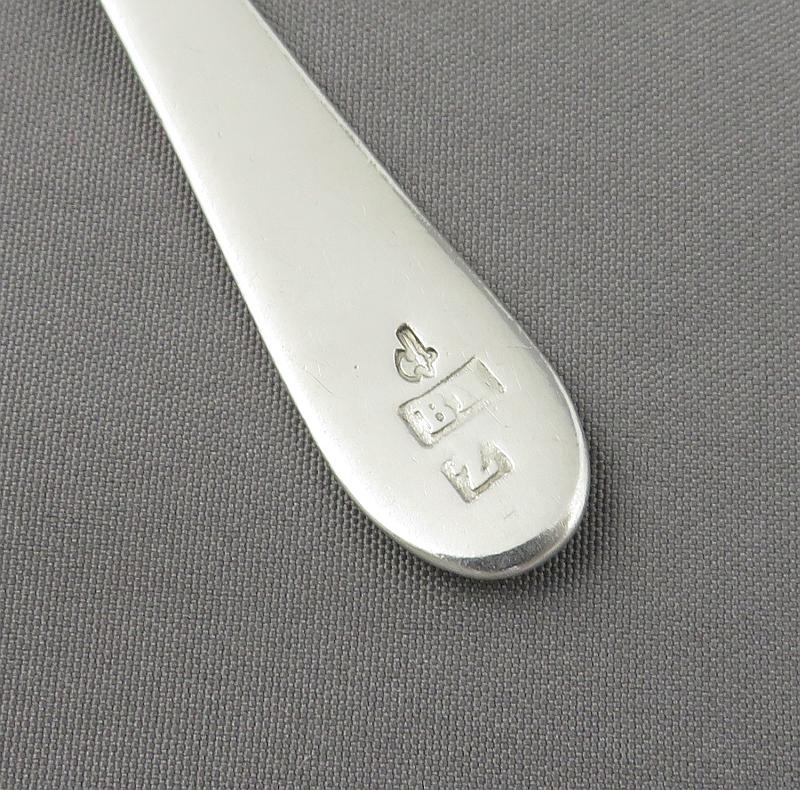 18th Century Silver Tea Caddy Spoon