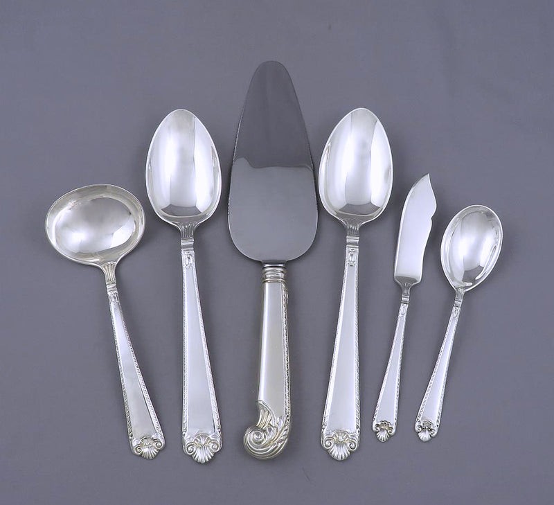 Birks Sterling George II Flatware Service for 12