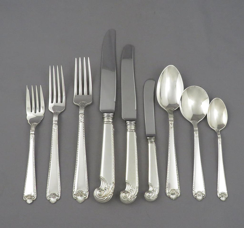 Birks Sterling George II Flatware Service for 12