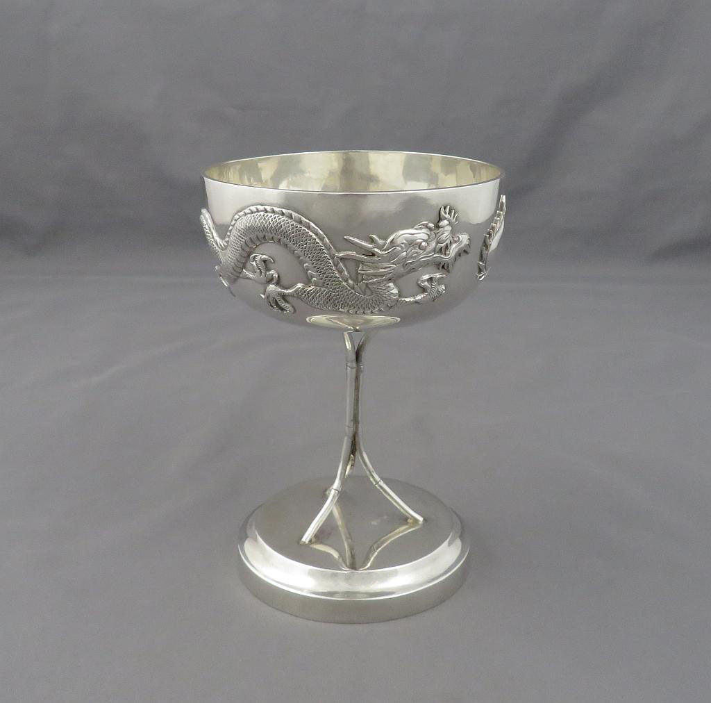Chinese Export Silver Goblet - JH Tee Antiques