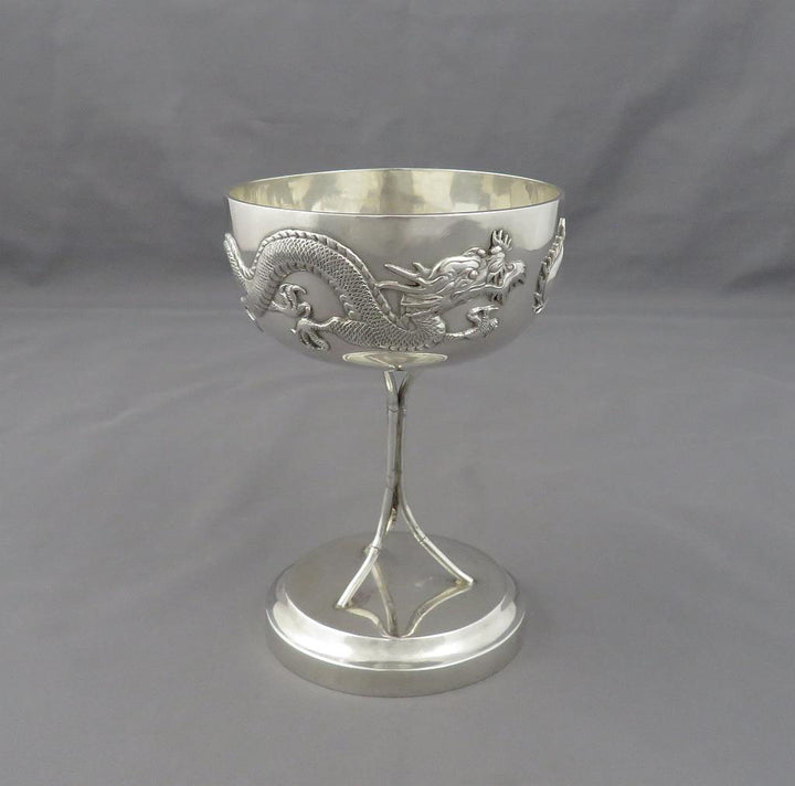 Chinese Export Silver Goblet - JH Tee Antiques