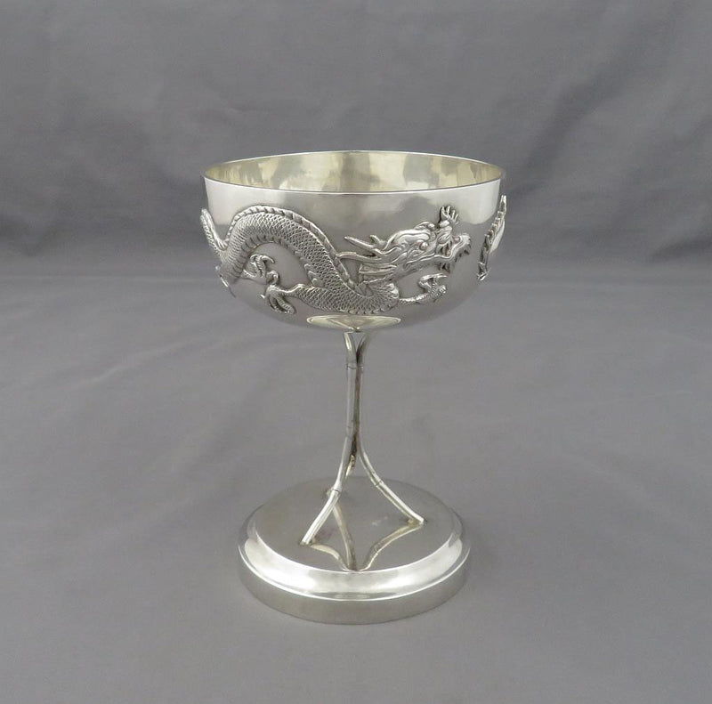 Chinese Export Silver Goblet - JH Tee Antiques