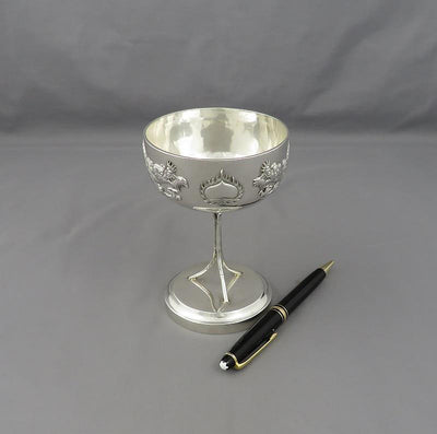 Chinese Export Silver Goblet - JH Tee Antiques