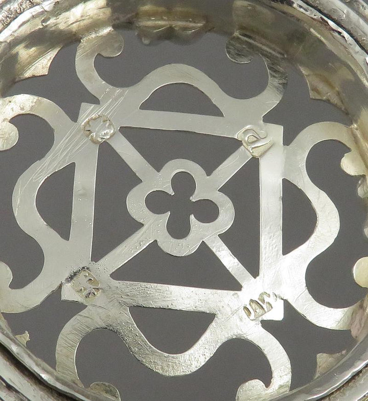 George III Silver Dish Cross - JH Tee Antiques