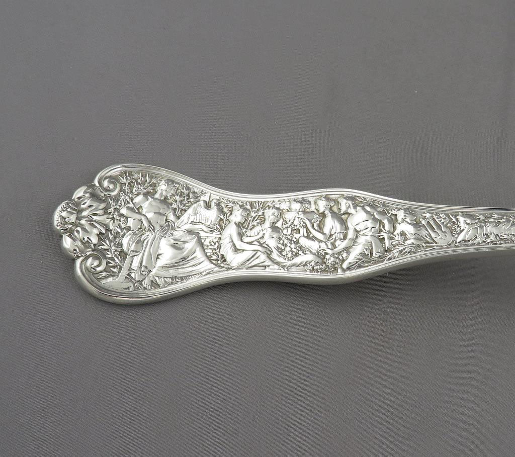 Tiffany Olympian Silver Soup Ladle - JH Tee Antiques