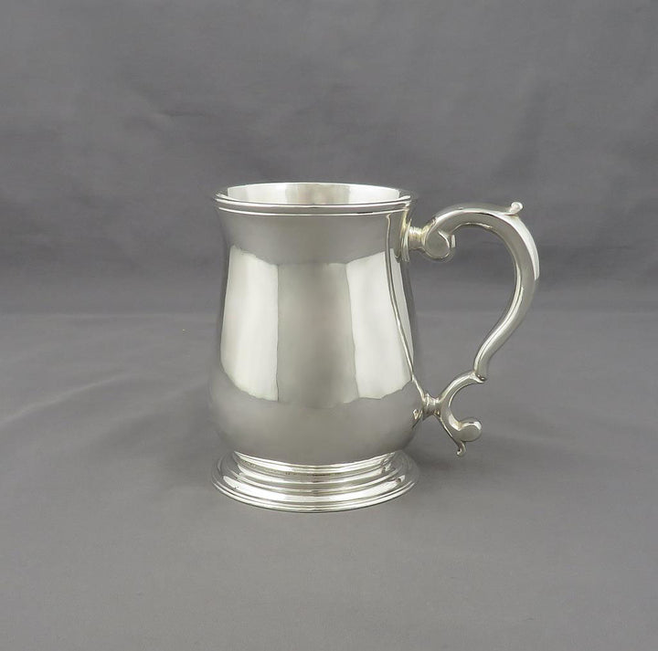 George II Silver Half Pint Mug - JH Tee Antiques