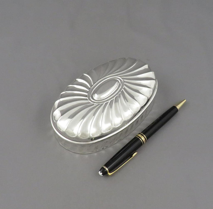 Victorian Sterling Silver Box - JH Tee Antiques