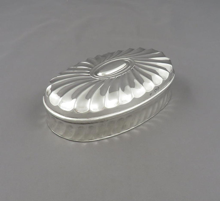 Victorian Sterling Silver Box - JH Tee Antiques
