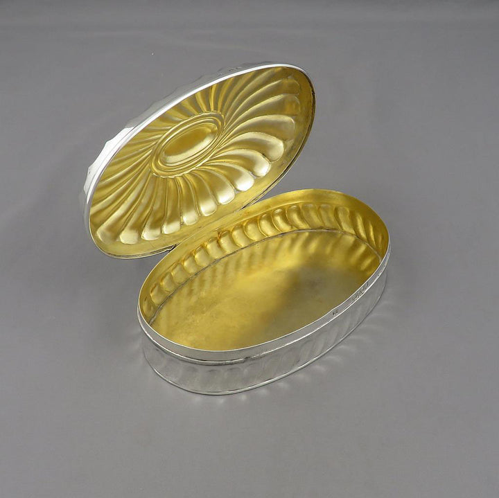 Victorian Sterling Silver Box - JH Tee Antiques