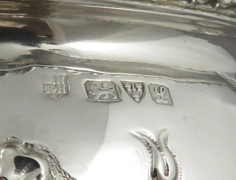 Asprey Sterling Silver Sugar Bowl - JH Tee Antiques