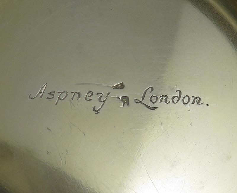 Asprey Sterling Silver Sugar Bowl - JH Tee Antiques