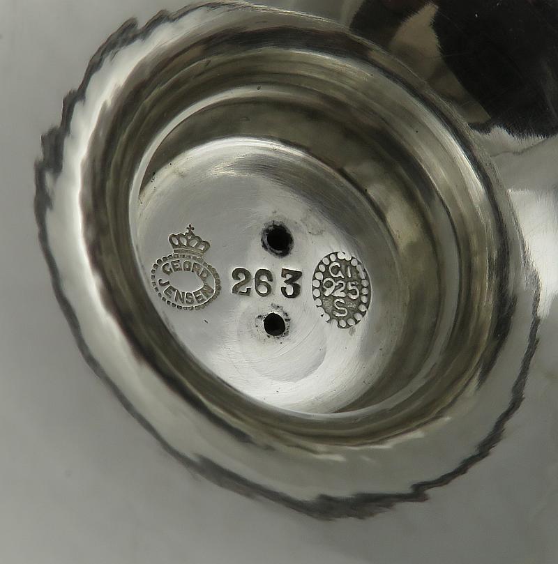 Georg Jensen Silver Tazza 263 - JH Tee Antiques
