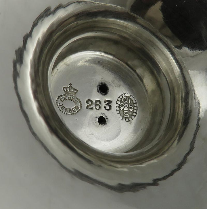 Georg Jensen Silver Tazza 263 - JH Tee Antiques