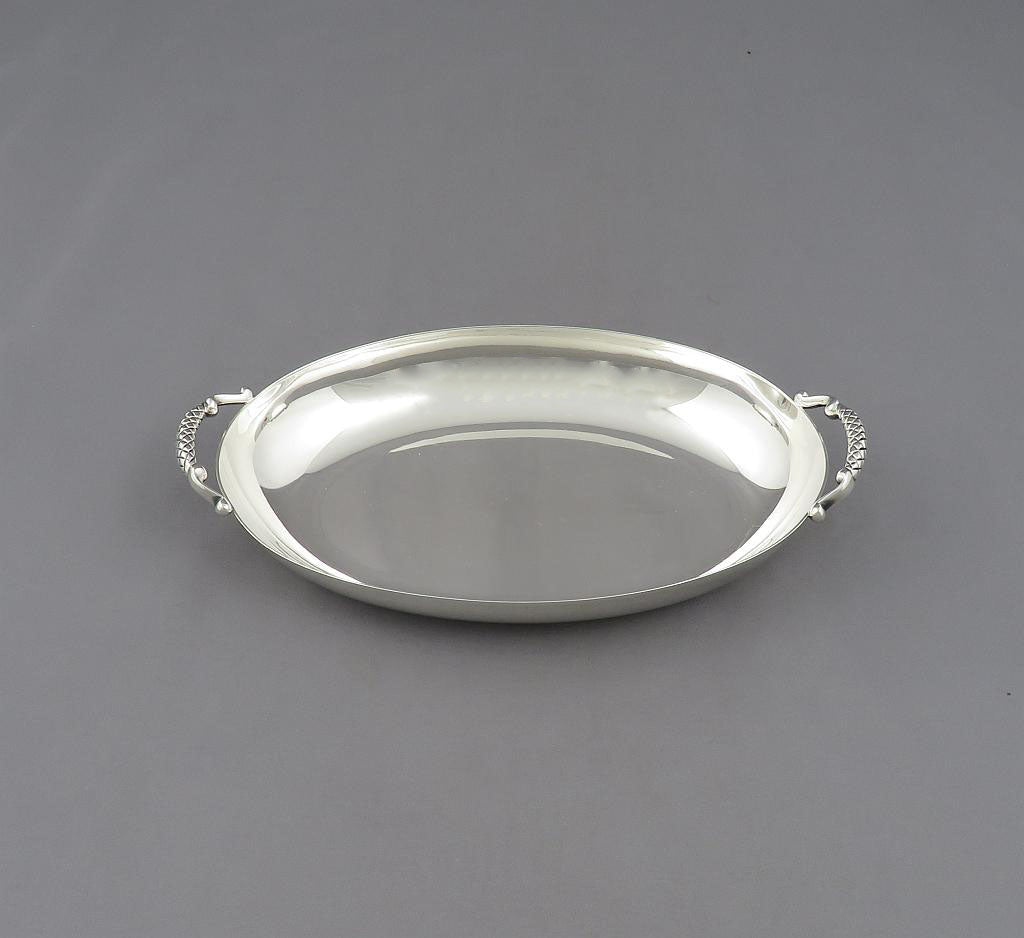 German Sterling Silver Dressing Table Tray - JH Tee Antiques