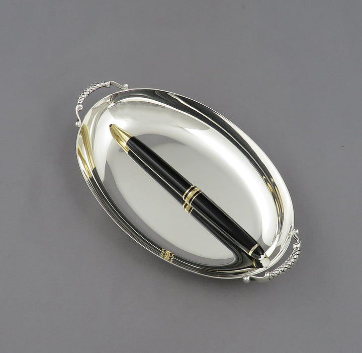 German Sterling Silver Dressing Table Tray - JH Tee Antiques