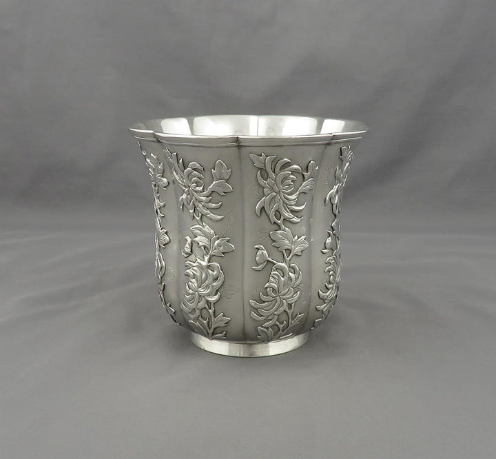 Chinese Export Silver Vase - JH Tee Antiques