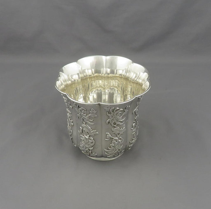 Chinese Export Silver Vase - JH Tee Antiques