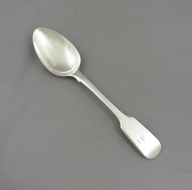 Canadian Silver Dessert Spoon - JH Tee Antiques