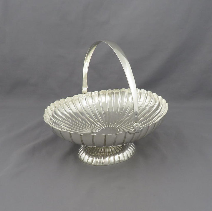 Russian Silver Basket - JH Tee Antiques
