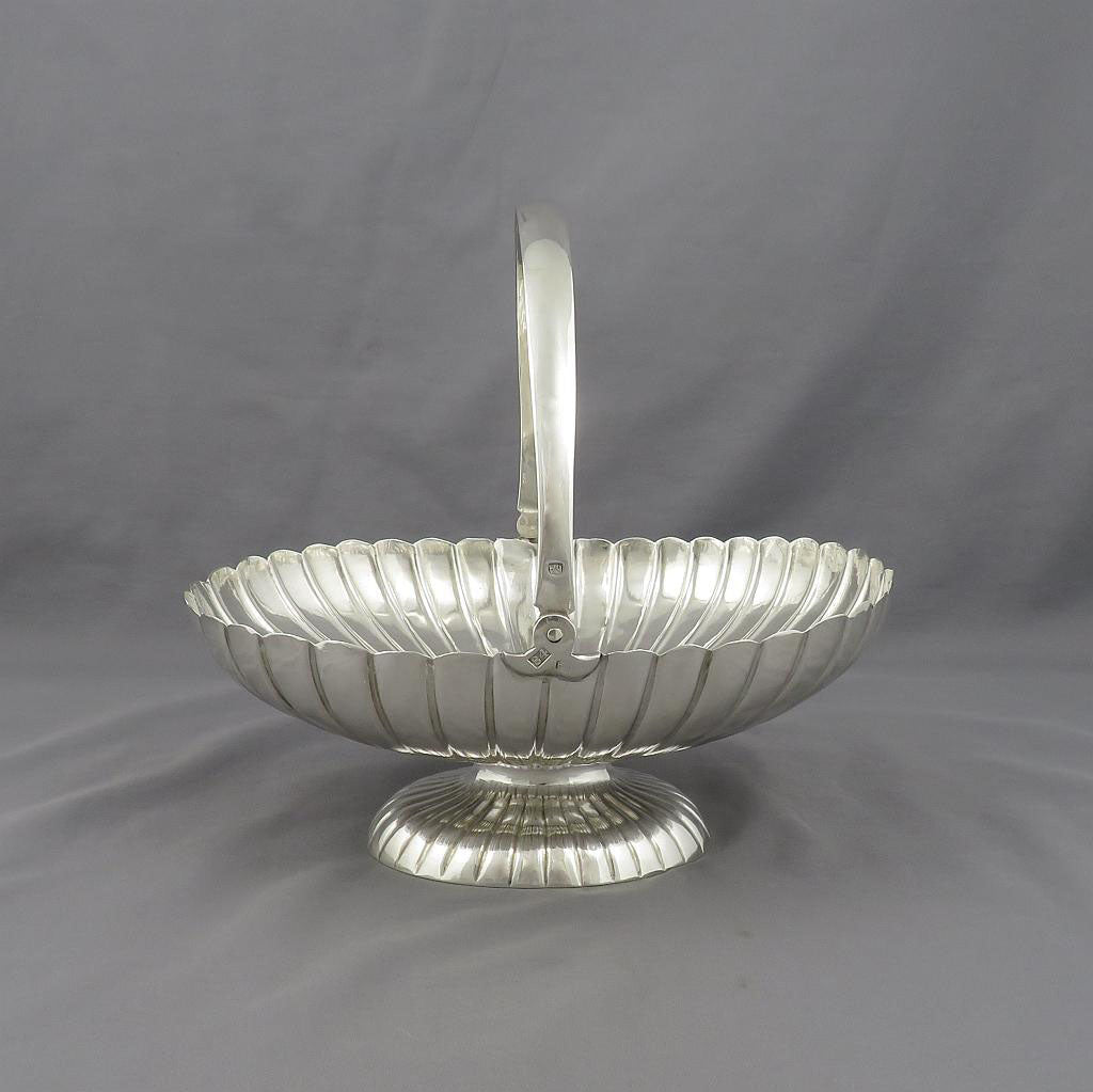 Russian Silver Basket - JH Tee Antiques