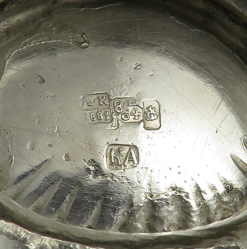 Russian Silver Basket - JH Tee Antiques
