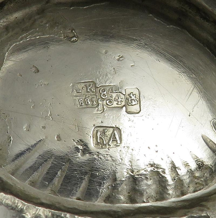 Russian Silver Basket - JH Tee Antiques
