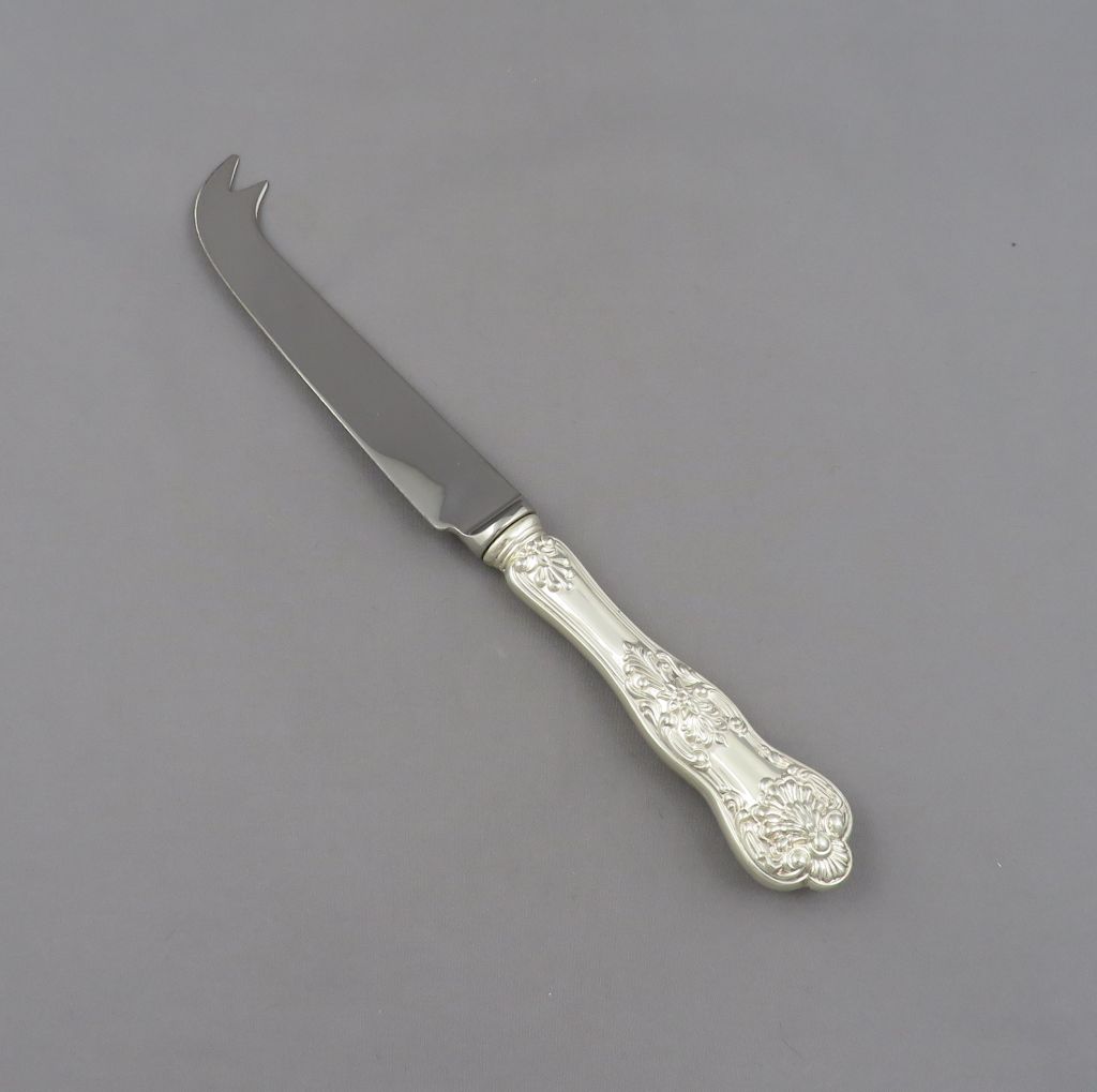 Birks Queens Pattern Sterling Silver Cheese Knife - JH Tee Antiques