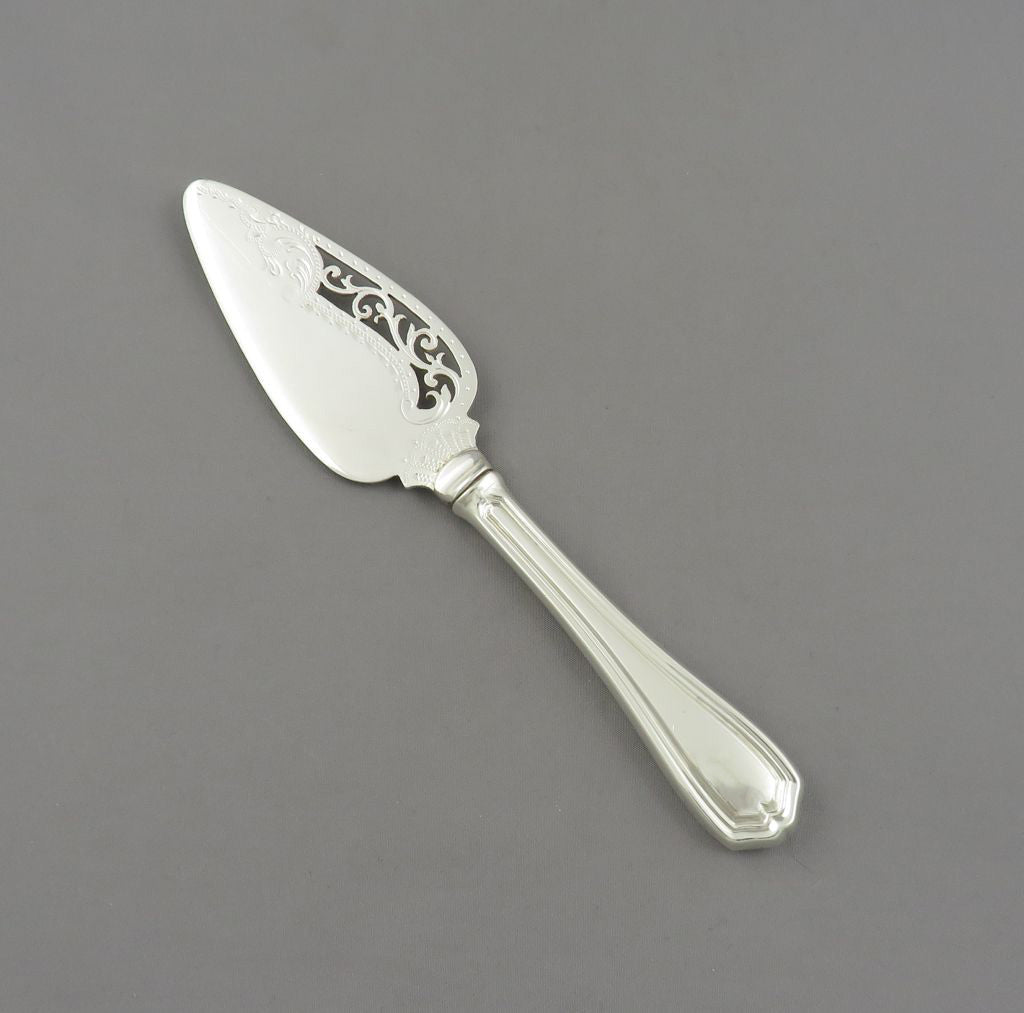 Birks Georgian Plain Silver Pate Server - JH Tee Antiques