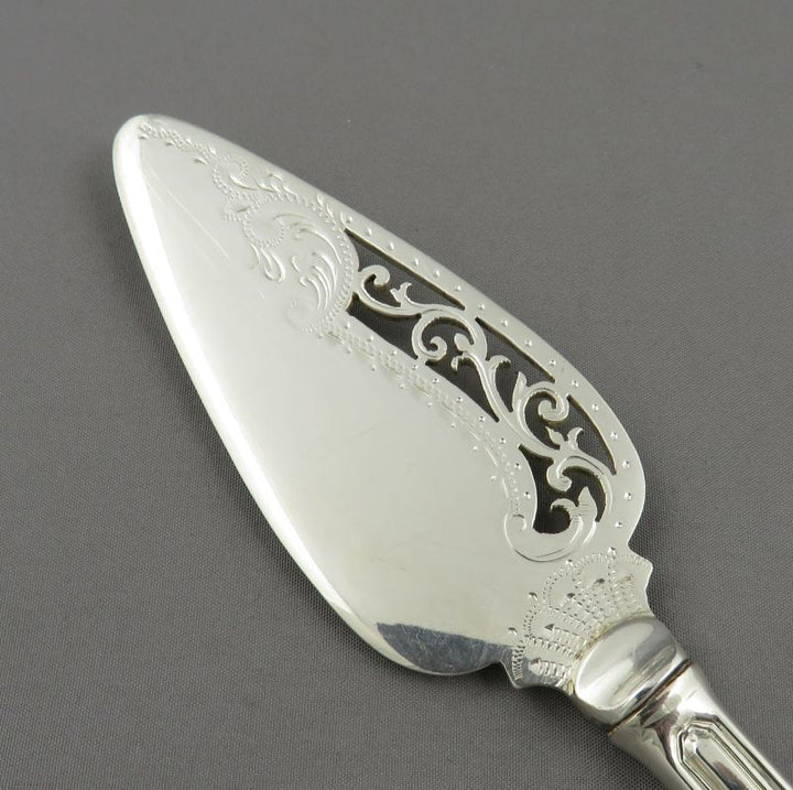 Birks Georgian Plain Silver Pate Server - JH Tee Antiques