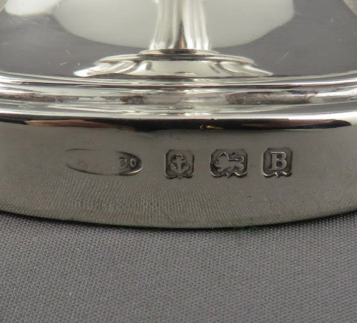 English Sterling Silver Candelabrum - JH Tee Antiques