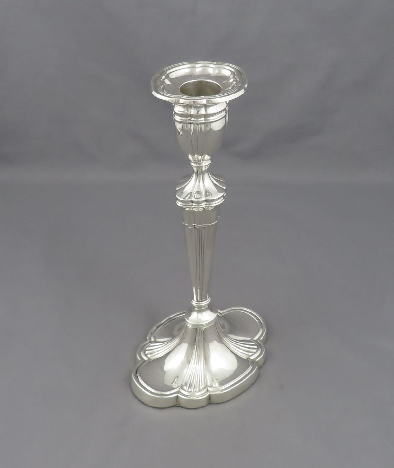 English Sterling Silver Candelabrum - JH Tee Antiques