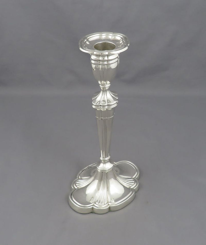 English Sterling Silver Candelabrum - JH Tee Antiques