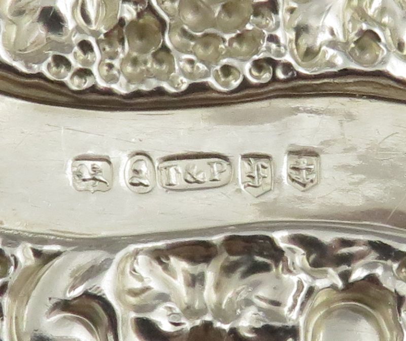 George IV Sterling Silver Madeira Label - JH Tee Antiques