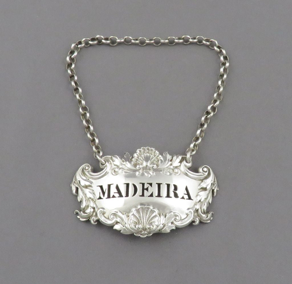 George IV Silver Madeira Label - JH Tee Antiques