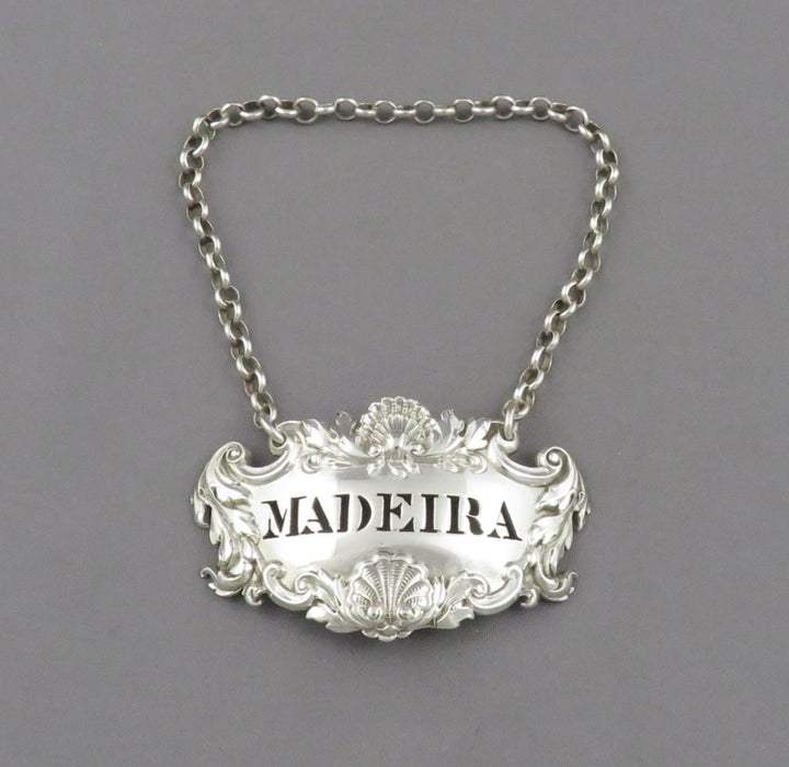 George IV Silver Madeira Label - JH Tee Antiques