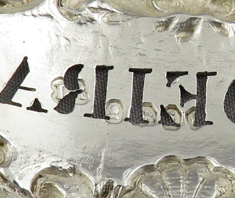 George IV Silver Madeira Label - JH Tee Antiques