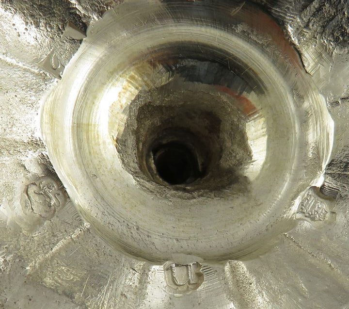 George II Silver Taperstick - JH Tee Antiques
